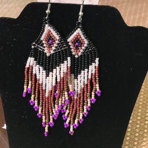 SOLD Aretes de chaquiras